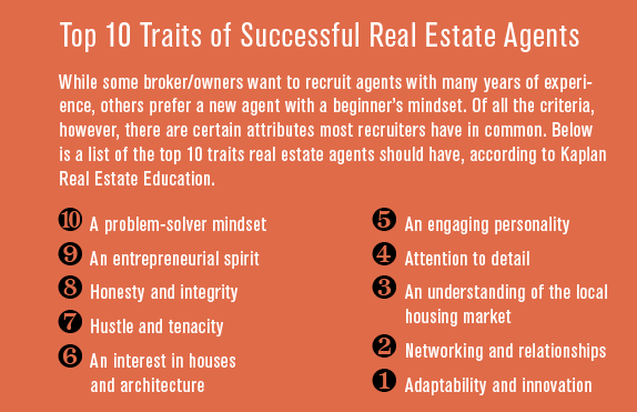 top traits of real estate agents